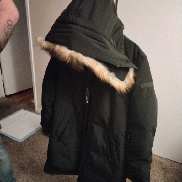 Sam Edelman black fur coat - Picture 4 of 12